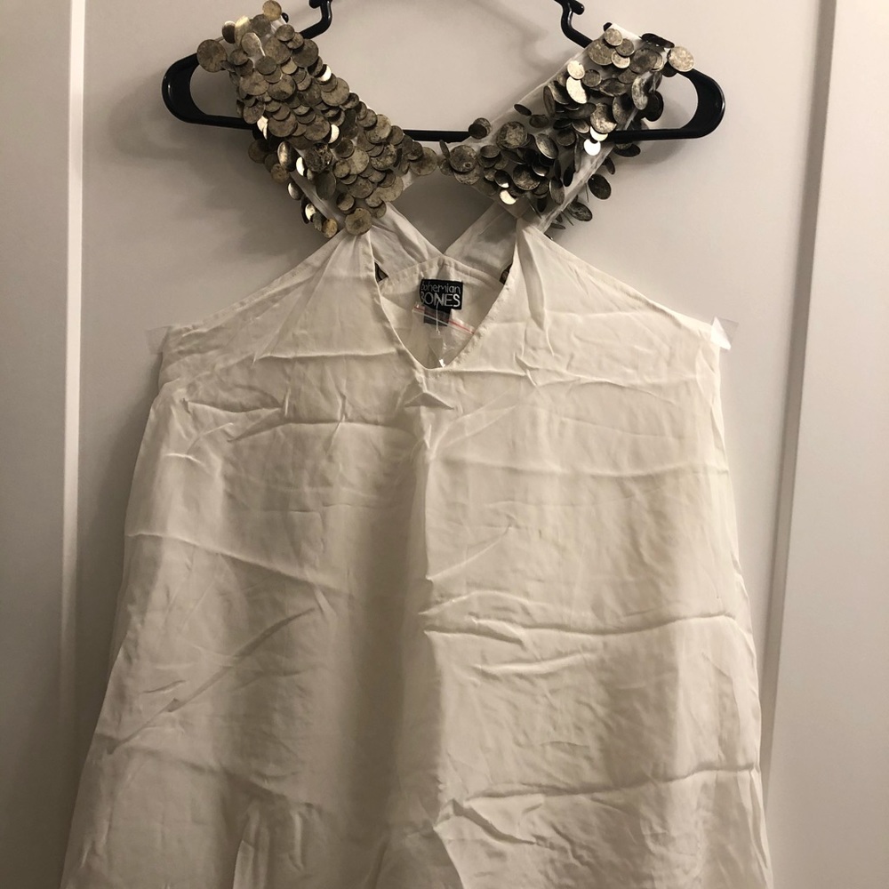 NEW vantage style silk like tank top